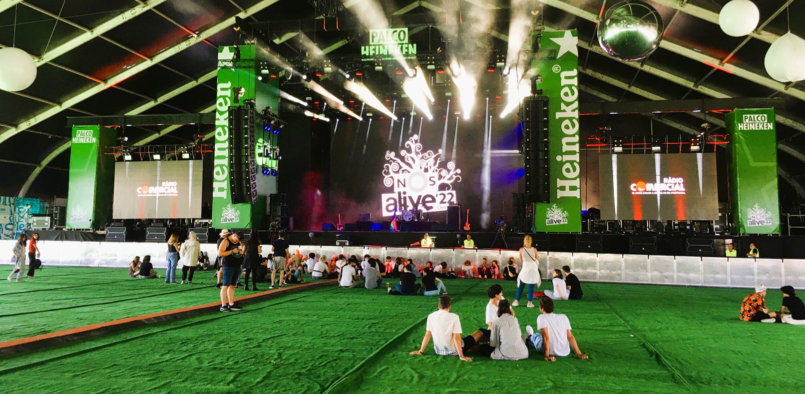 Technical system on the HEINEKEN stage at NOS Alive